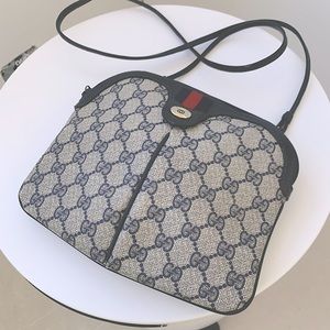 Gucci Authentic Vintage Blue Crossbody